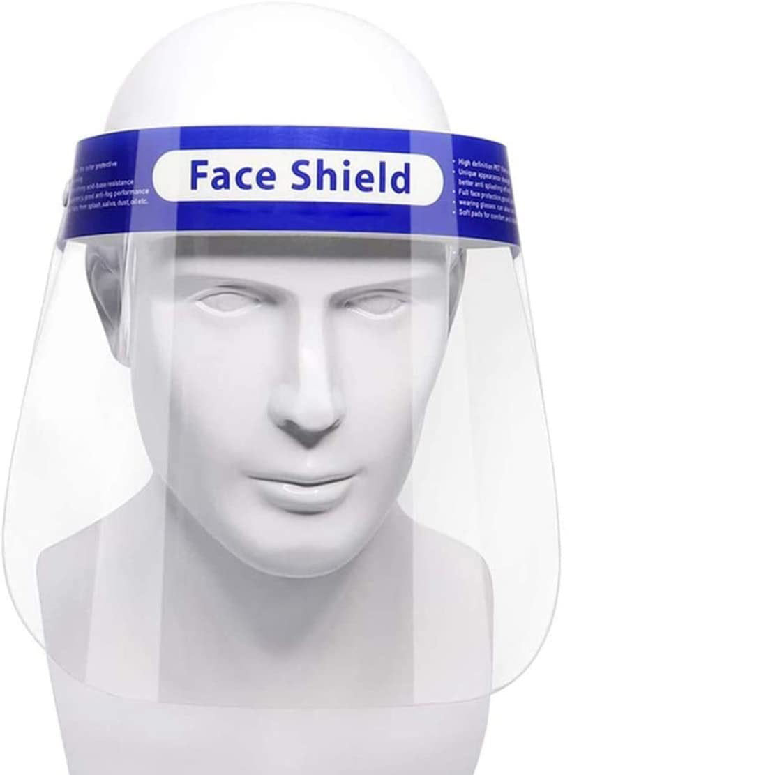 REUSABLE FULL FACE SHIELD - Direct Splash Protection
