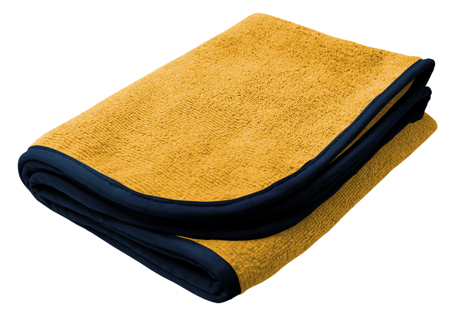 Premium Plush 16 x 24 Microfiber Towel Black