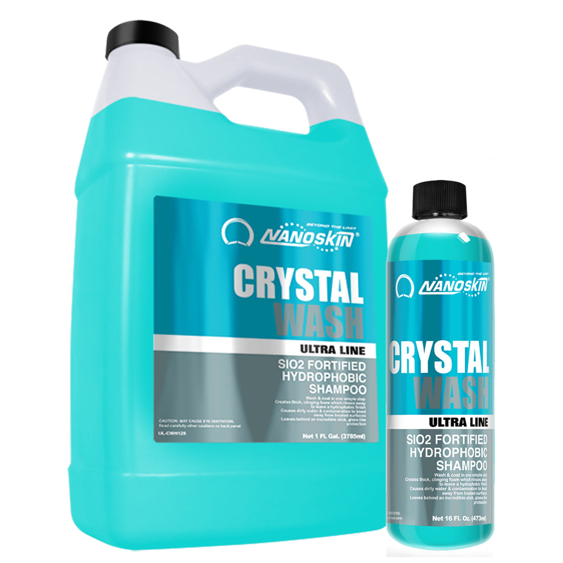 CRYSTAL WASH SiO2 Fortified Hydrophobic Shampoo 200:1 ~ 400:1