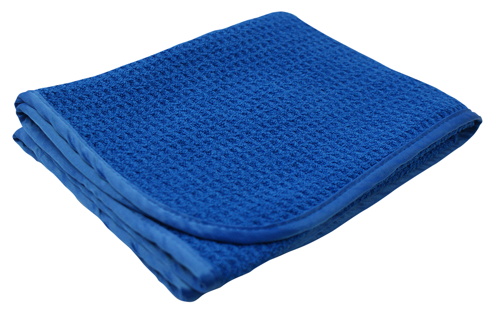 BLUE Waffle Wave Microfiber Waffle Towel 16" x 24"  (12 Pcs/ Pack)