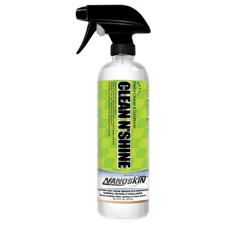 • Cleans and shines at the same time<br> • Easily removes dirt, grime and oily soils from leather, plastic and vinyl<br> • Restores a "like new" natural sheen appearance<br> • Proprietary conditioner prevents drying, fading and cracking<br>