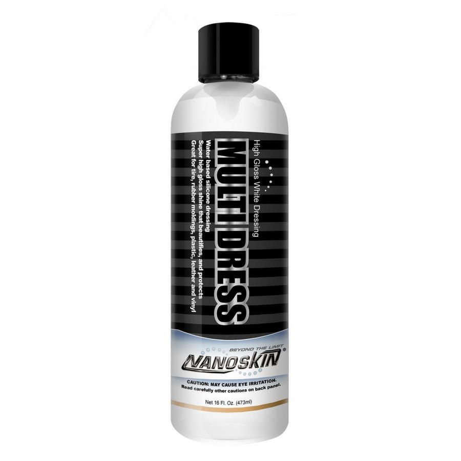 • Water based silicone dressing<br> • Super high gloss shine that beautifies and protects<br> • Great for tires, rubber moldings, plastic, leather and vinyl<br>
