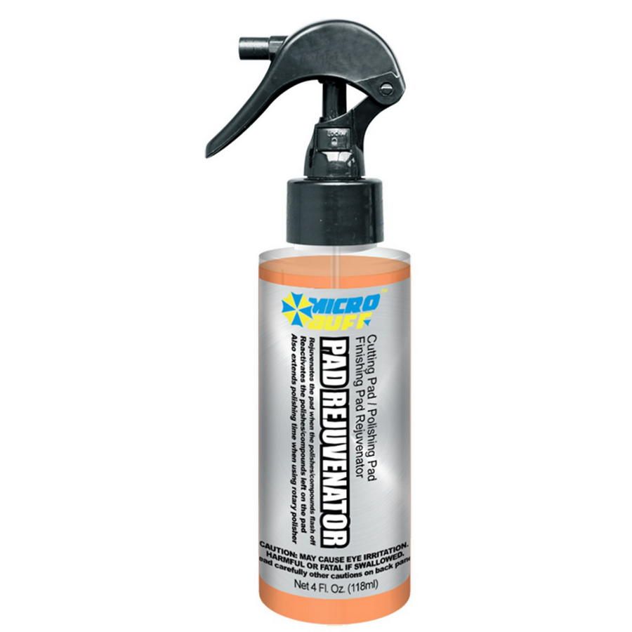 • Rejuvenates the pad when the polishes/compounds flash off <br>• Reactivates the polishes/compounds left on the pad <br>• Also extends polishing time when using rotary polisher